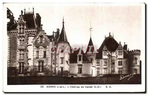 Ansichtskarte AK Monts Chateau de Cande