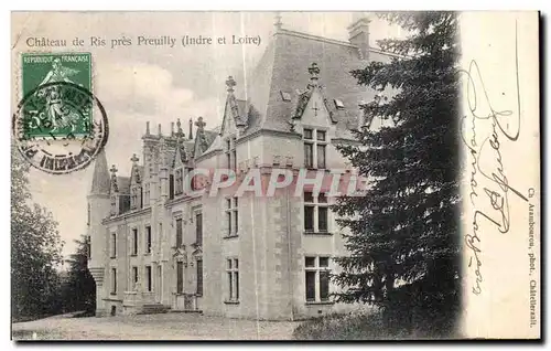 Cartes postales Chateau de Ris pres Preuilly (Indre et Loire)