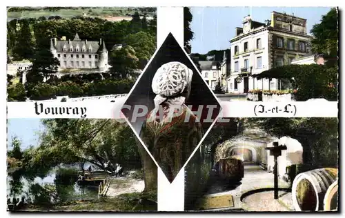 Cartes postales moderne Vouvray Folklore Costume Coiffe