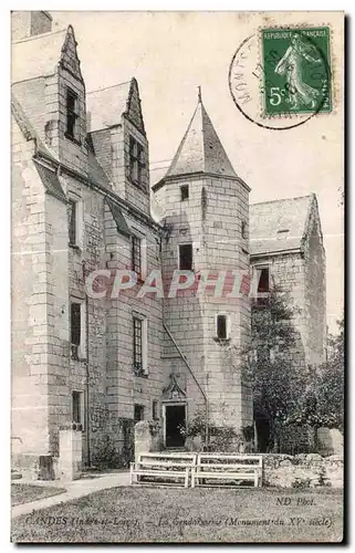 Cartes postales Candes La gendarmerie