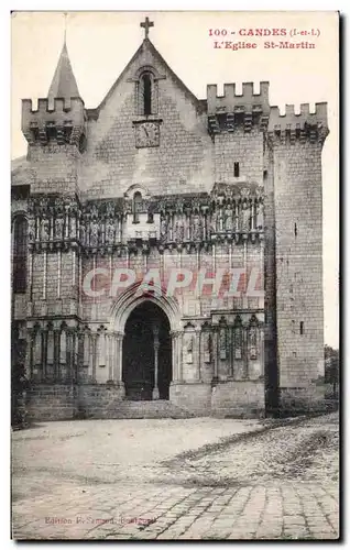 Cartes postales Candes L Eglise St Martin