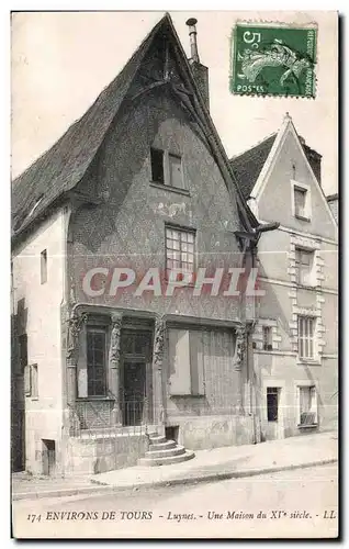 Ansichtskarte AK Environs De Tours Luynes Une Maison du 15eme