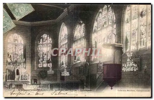 Cartes postales Chateaurenault Interieur de I Eglise Les