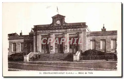 Cartes postales Chateaurenault Hotel de Ville