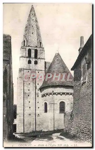 Cartes postales Courcay Abside de I eglise