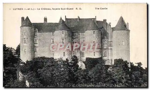 Cartes postales Luynes La Chateau facade Sud ouest