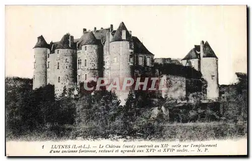 Ansichtskarte AK Luynes Le Chateau construit au 11eme