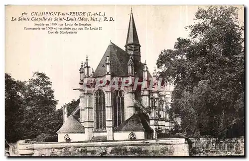 Cartes postales Champigny sur Veude La Sainte Chapelle de Saint Louuis