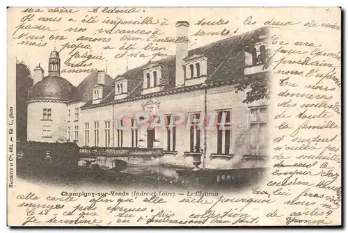 Cartes postales Champigny Sur Veude Le Chateau