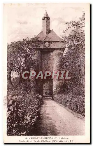 Cartes postales Chateaurenault Porte d Entree du Chateau