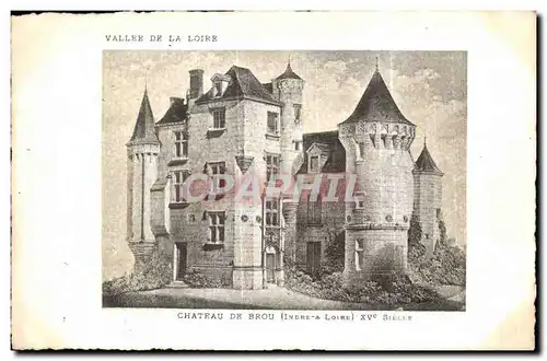 Ansichtskarte AK Vallee De La Loire Chateau De Brou (Indre Loire)