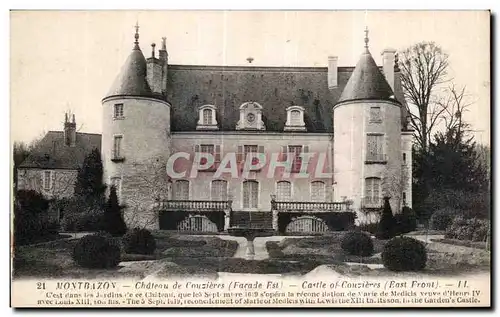 Cartes postales Montbazon Chateau de Couzieres (Facade Est)