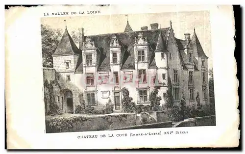 Ansichtskarte AK La Vallee De La Loire Chateau De La Cote (Indre   Loire)