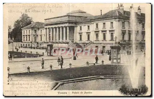 Cartes postales Tours Palais de Justice