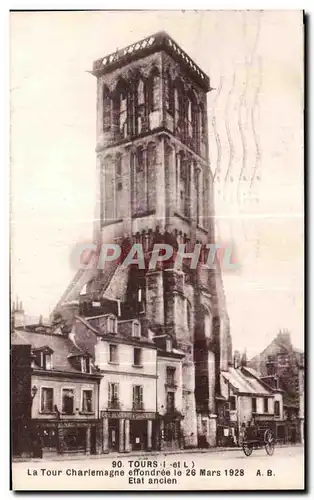 Cartes postales Tours La tour charlemagne