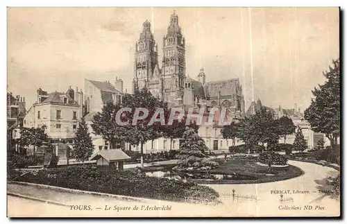 Cartes postales Tours Le Square de L Archeveche