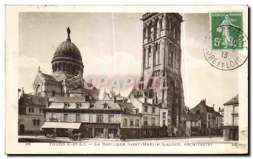 Ansichtskarte AK Tours La Basilique Saint Martin (Laloux Architecte)