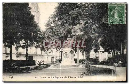 Ansichtskarte AK Tours Le Square de l Archeveche