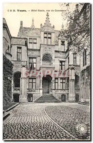 Cartes postales Tours Hotel Gouin rue du Commerce