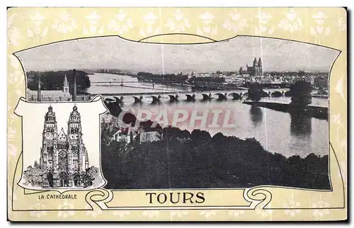 Cartes postales Tours La cathedrale