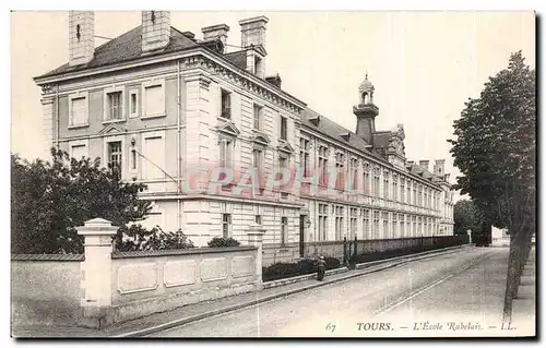 Cartes postales Tours L Ecole Rabelais