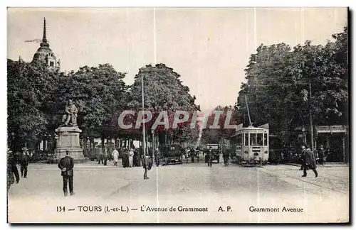 Cartes postales Tours L Avenue de Grammont