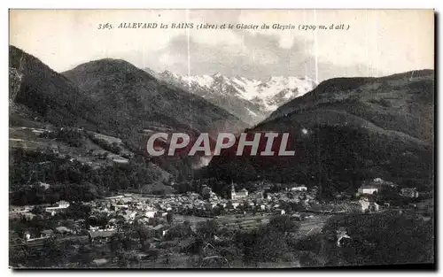 Cartes postales Allevard les Bains et le Glacier du Gleyzin