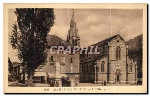 Cartes postales Allevard les Bains L Eglise