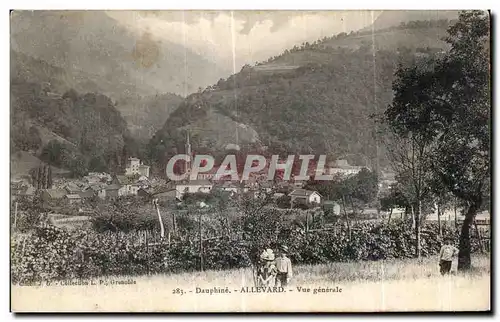 Cartes postales Dauphine Allevard Vue generale