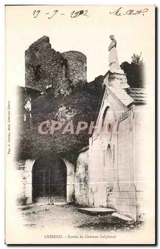 Cartes postales Cremieu Entree du Chateau Delphinal