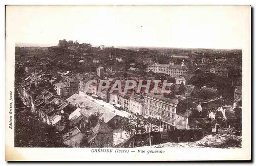 Cartes postales Cremieu (Isere) Vue Generale