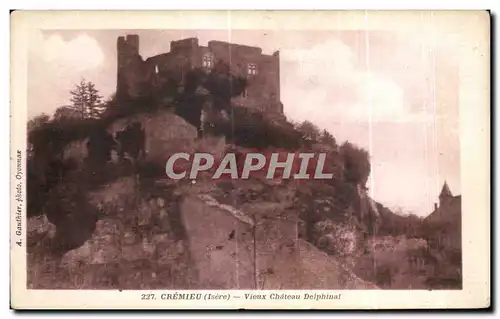 Ansichtskarte AK Cremieu (Isere) Vieux Chateau Delphinal