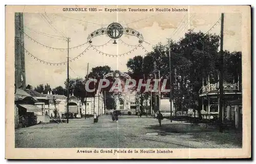 Cartes postales Grenoble Avenue du Grand Palais de la Houille Blanche Exposition 1925