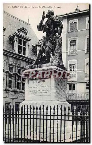 Cartes postales Grenoble Statue du Chevalier Bayard