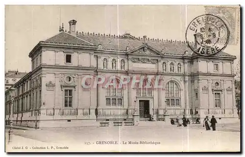 Cartes postales Grenoble Le Musee Bibliotheque Library