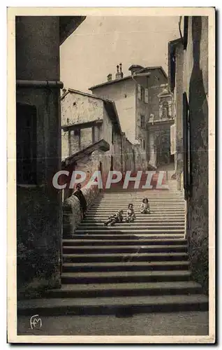 Cartes postales Grenoble Reine Des Alpes Les Quartiers Pittoresques La Montee de Challemont Enfants