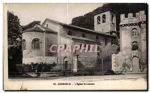 Ansichtskarte AK Grenoble L Eglise St Laurent