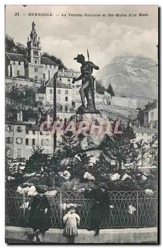 Cartes postales Grenoble La Vedette Gauloise et Ste Marie d en Haut Enfants