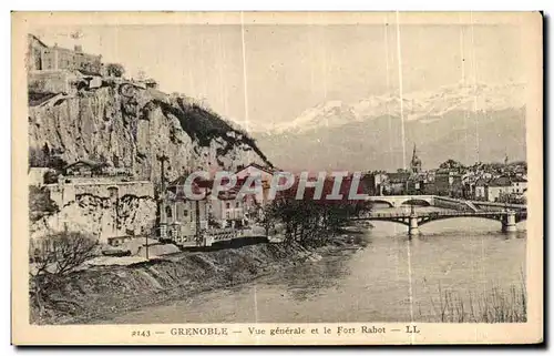 Cartes postales Grenoble Vue Generale et le Fort Rabot