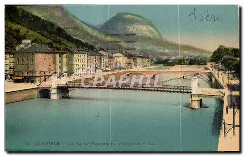 Ansichtskarte AK Grenoble Le Saint Eynard Et Les Quais