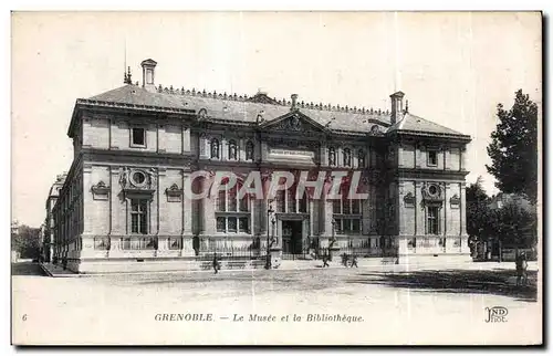 Cartes postales Grenoble Le Musee et la Bibliotheque Library