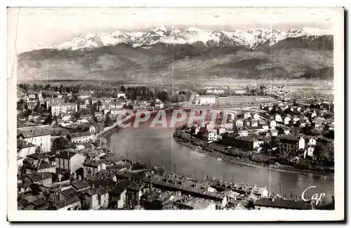 Ansichtskarte AK Grenoble Vue Generale sur la Tronche L Ile Verts et les Alpes