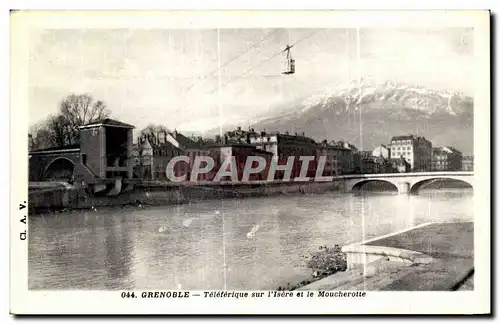 Ansichtskarte AK Grenoble Teleferique sur I Isere et le Moucherotte