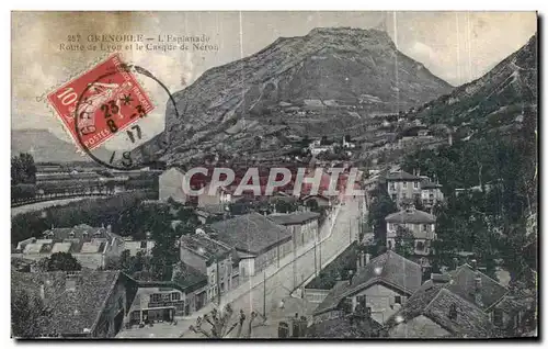 Cartes postales Grenoble L Esplanade Route de Lyon et le Casque de Neron