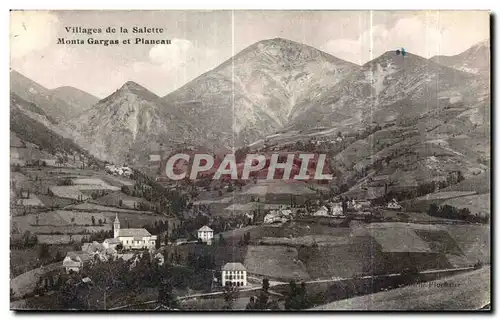 Cartes postales Villages de la Salette Monta Gargas et Planeau