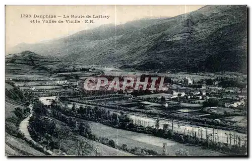 Cartes postales Dauphine La Route de Laffrey et la Vallee de Vizille