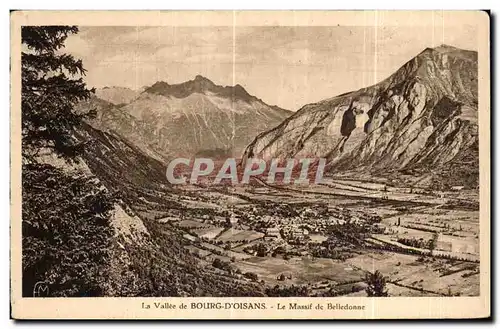 Ansichtskarte AK La Vallee de Bourg D Osians Le Massif de Belledonne