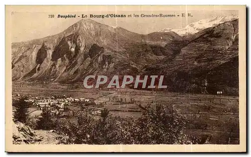 Cartes postales Dauphine Le Bourg d Oisans et les Grandes Rousses