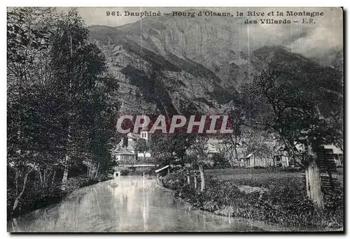 Cartes postales Dauphine Bourg d Oisans la Rive et la Montagne des Villards