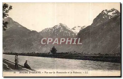 Cartes postales Bourg d Oisans Vue sue la Romanche et le Pelvoux